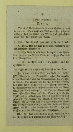 Fünfter Abschnitt. Meer