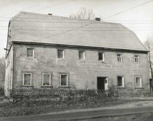 Dörnthal (Pfaffroda-Dörnthal), Hauptstraße 147 (Hof Nr. 69). Wohnhaus. Giebelansicht