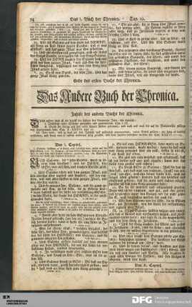 Das Andere Buch der Chronica.