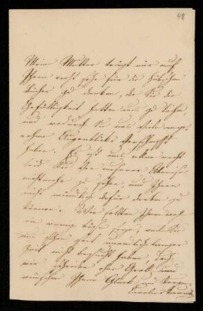 Brief von Caroline von Kaunitz-Rietberg an Johannes und Franz Riepenhausen, [vermutlich] Rom, ohne Datum
