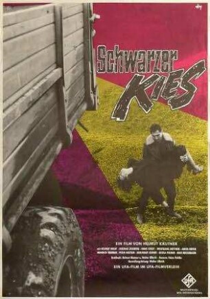 Schwarzer Kies