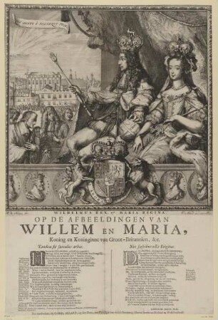 Doppelbildnis des Wilhelmus und Maria van Groot-Britannien