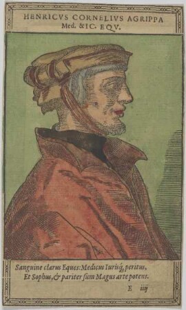 Bildnis des Heinricvs Cornelivs Agrippa
