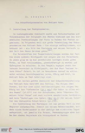 II. Abschnitt: Die Sokarfestprozession von Medinet Habu