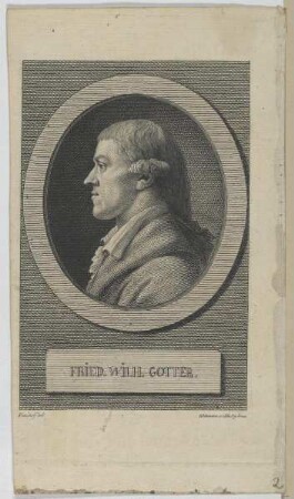 Bildnis des Fried. Wilh. Gotter
