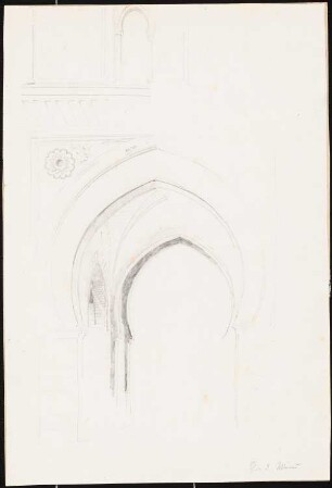 Alhambra, Granada (?): Tor mit 3- oder 4-seitigem Durchgang