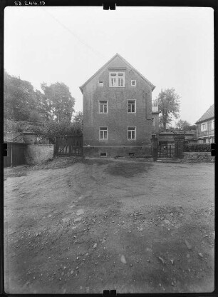 Meißen-Altstadt, Hintermauer 7 (?). Wohnhaus. Straßenfront
