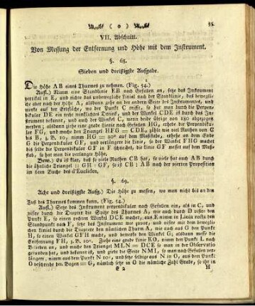 VII. Abschnitt.