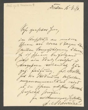 Brief an Hugo Bock : 16.04.1890