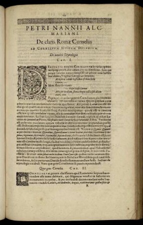Petri Nannii Alcmariani De claris Romæ Corneliis [...]