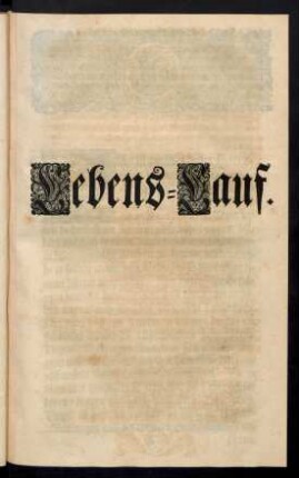 Lebens-Lauf