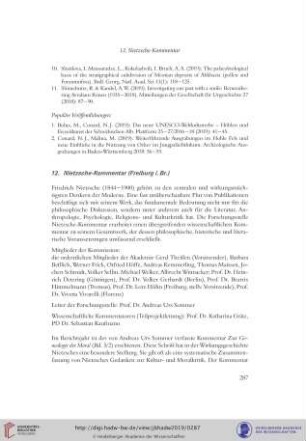 12. Nietzsche-Kommentar (Freiburg)