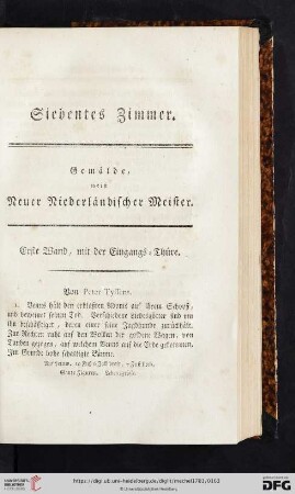 Siebentes Zimmer. Gemälde, meist Neuer Niederländischer Meister