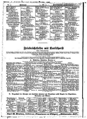 Friedrichsfelde mit Karlshorst
