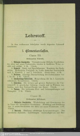 Lehrstoff