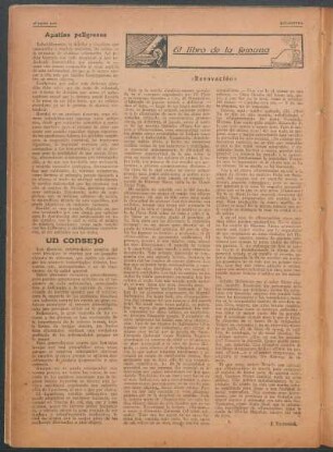El libro de la semana : "Renovación"