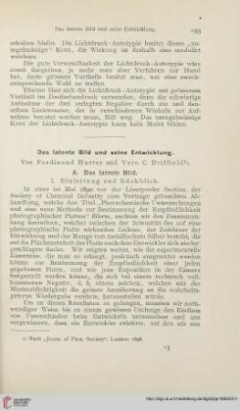 13: Das latente Bild und seine Entwicklung