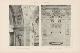 Details aus der Vorhalle und der Ruhmeshalle in Barmen