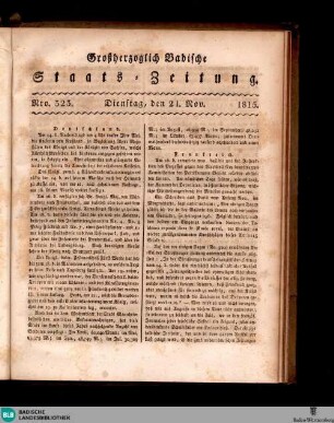 Großherzoglich-Badische Staatszeitung