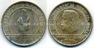 Weimarer Republik, Gedenkmünze auf den Verfassungstag, 3 Reichsmark
