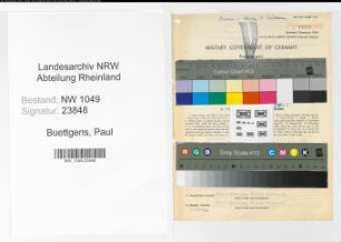 Entnazifizierung Paul Buettgens , geb. 30.11.1893 (Buchhalter)