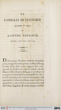 XXVIII. La famiglia di Netscher. Quadro in tela di Gaspero Netscher