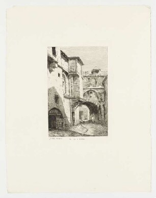 Une Rue à Constantine, Blatt 1 der Folge "Vues d’Algérie"