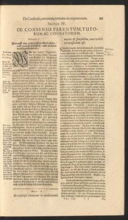 Sectio IV. De Consensu Parentum, Tutorum Ac Cognatorum.
