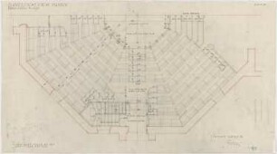 Fischer, Theodor; Planegg bei München (Bayern); Ev. Waldkirche - Grundriss EG