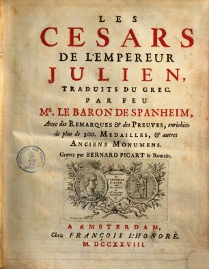 Les Cesars de l'empereur Julien