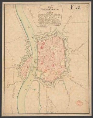 Plan von Franckfurth am Mayn