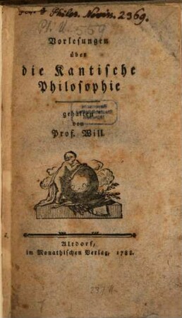 Vorlesungen über die Kantische Philosophie