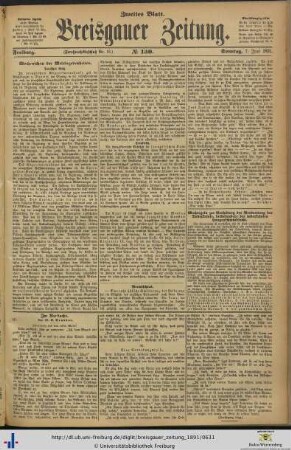 07.06.1891 (Zweites Blatt)
