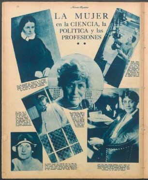 La mujer en la ciencia, la política y las profesiones [Fotografías]