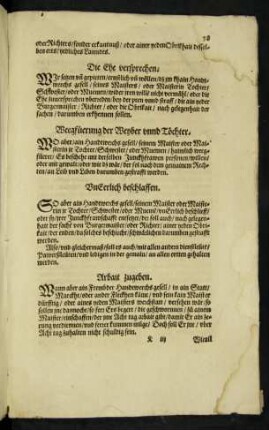 Weegfüerung der Weyber unnd Töchter.
