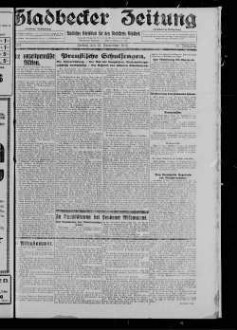 Gladbecker Zeitung. 1898-1933