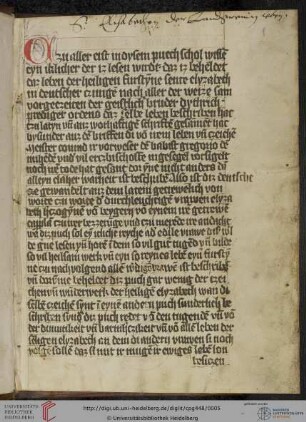 Dietrich von Apolda, Vita S. Elisabeth, deutsch