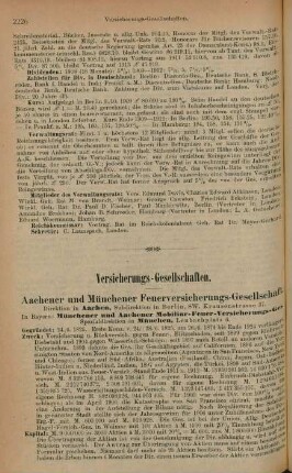Versicherungs-Gesellschaften