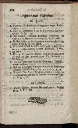 Ungebundene Schriften.