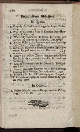 Ungebundene Schriften.