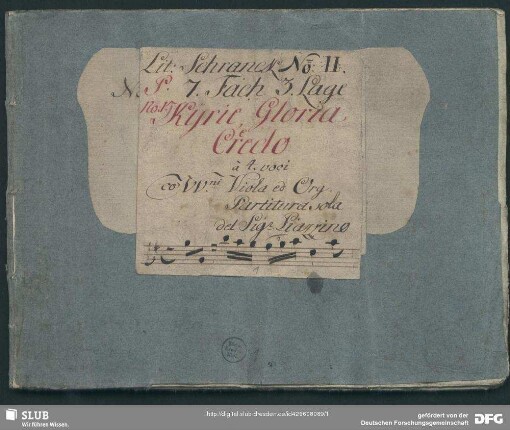 Masses - Mus.2875-D-1 : V (3), Coro, orch