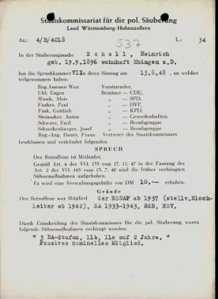 Schall, Heinrich