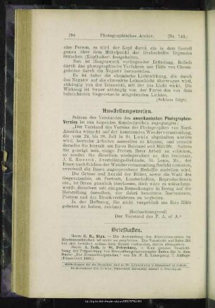 Ausstellungswesen