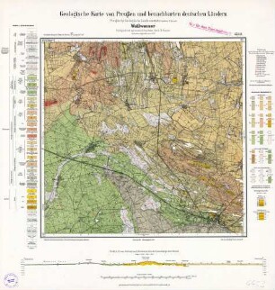 [4453] Weißwasser, Geologische Karte von Preußen und benachbarten deutschen Ländern