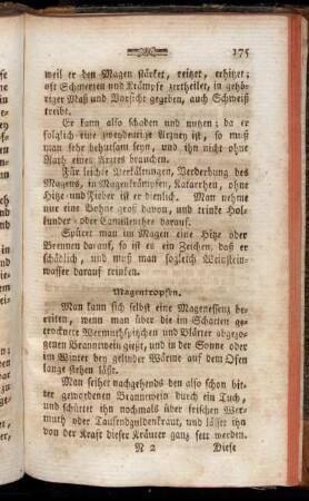 [Zweyter Absatz. Gebrauch verschiedener Hausmittel.]