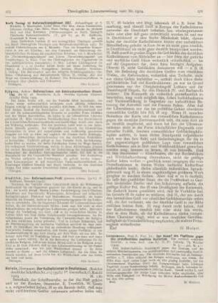 276 [Rezension] Langemann, Der Kampf des Papsttums gegen das protestantische deutsche Kaisertum. Das national verhärtete Zentrum. 2., verm. Aufl