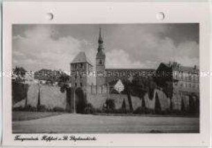 Tangermünde, Roßfurt und Kirche St. Stephan
