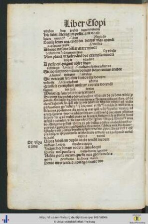 De vipera et lima - De contentione ventris et aliorum membrorum.