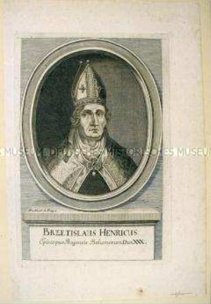 Bretislaw Heinrich, Bischof von Prag, Herzog von Böhmen (Folge böhmischer Herrscher)