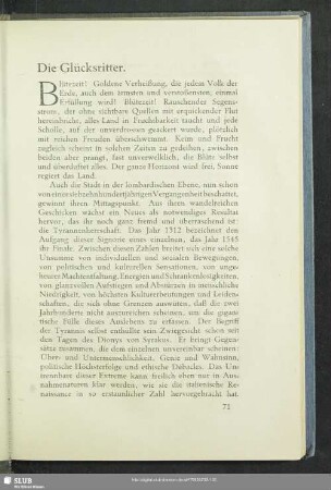 Die Glücksritter